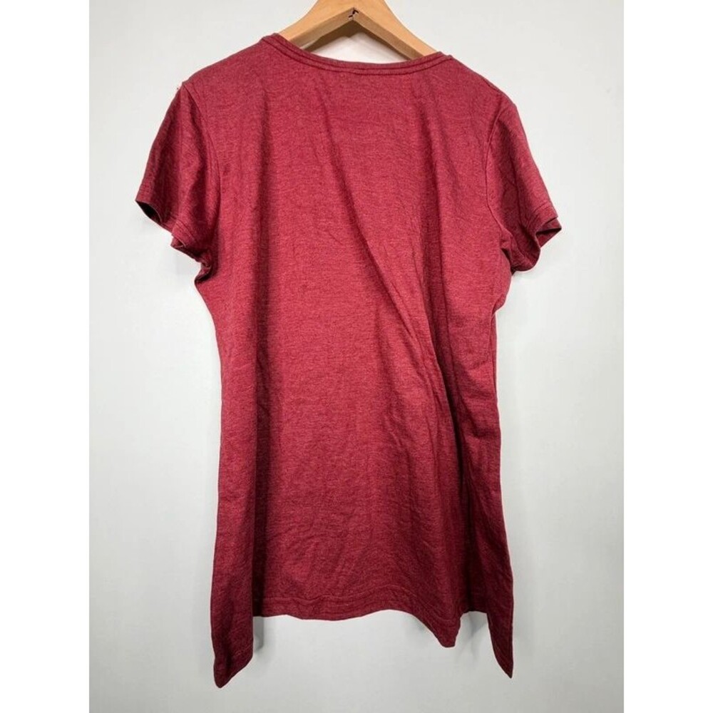 2/$30 Burgundy Fall Gnome Graphic Short Sleeve T-Shirt - Picture 6 of 7